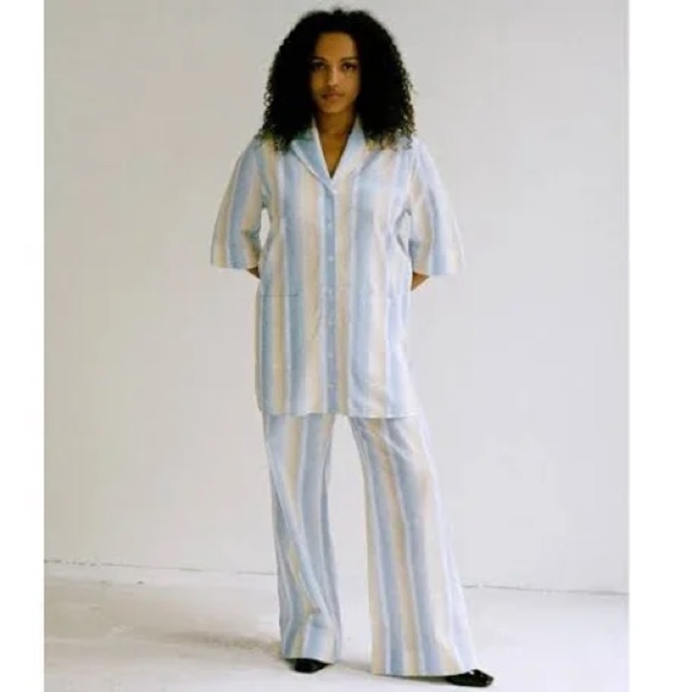 Ganni Pastel Striped Shirt